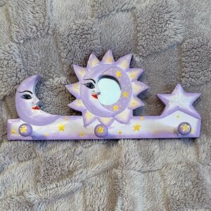 Purple and Yellow Celestial Wall Decor